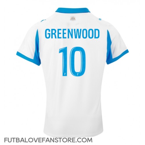 Olympique de Marseille Mason Greenwood #10 Domáci futbalový dres 2025-26 Krátky Rukáv Olympique de Marseille Mason Greenwood #10 Domáci futbalový dres 2025-26 Krátky Rukáv